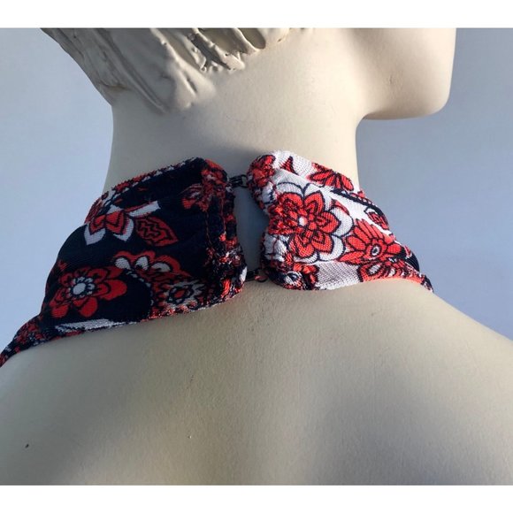 1960s Sundress, Halter Maxi Dress, Woodstock 1969, Flower Child Dress - Picture 9 of 10